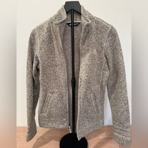 North Face Gray Zip-Up Jacket